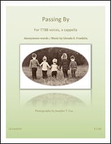 Passing By TTBB choral sheet music cover